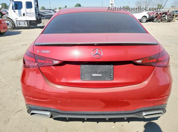W1KAF4GB6RR171979 2024 MERCEDES-BENZ C Red Հետևի տեսք