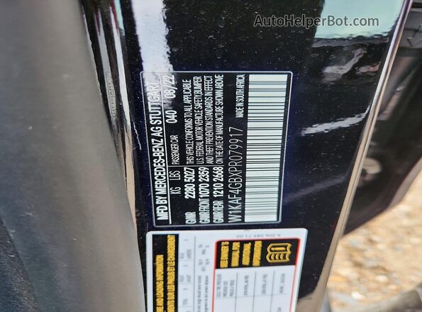 W1KAF4GBXPR079917 2023 MERCEDES-BENZ C Black 