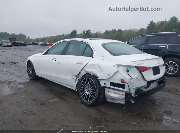 W1KAF4HB0PR095283 2023 MERCEDES-BENZ C-CLASS White Trasero izquierdo