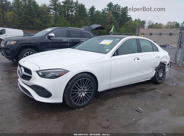 W1KAF4HB0PR095283 2023 MERCEDES-BENZ C-CLASS White Vista tres cuartos delantera izquierda