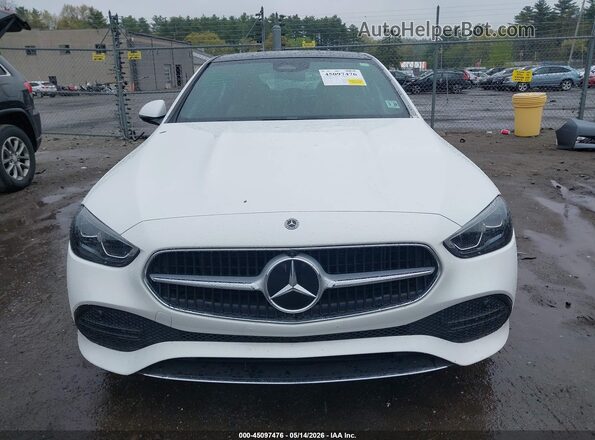W1KAF4HB0PR095283 2023 MERCEDES-BENZ C-CLASS White Vista interior trasera