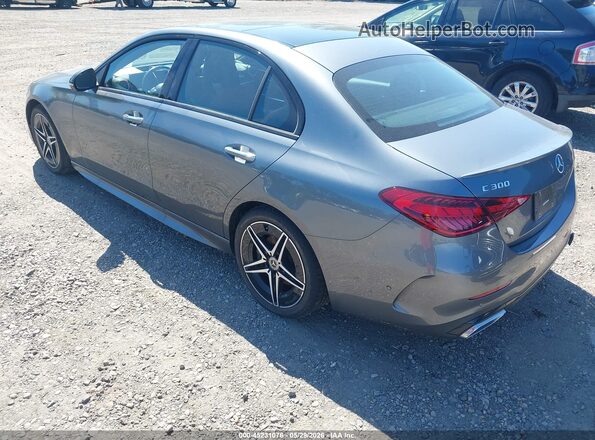 W1KAF4HB0RR206305 2024 MERCEDES-BENZ C-CLASS Gray Задня ліва чверть
