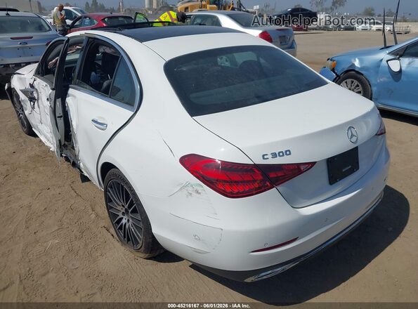 W1KAF4HB1RR229995 2024 MERCEDES-BENZ C-CLASS White Trasero izquierdo