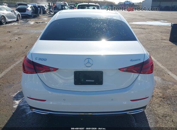 W1KAF4HB1SR255244 2025 MERCEDES-BENZ C-CLASS White 