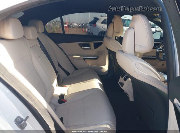 W1KAF4HB1SR255244 2025 MERCEDES-BENZ C-CLASS White VIN კოდის სტიკერის ხედი