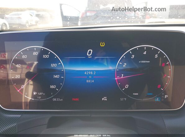 W1KAF4HB1SR255244 2025 MERCEDES-BENZ C-CLASS White უკანა სავარძლების ხედი