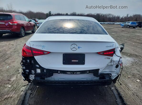 W1KAF4HB2NR018217 2022 MERCEDES-BENZ C White უკანა ხედი