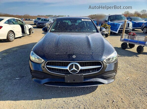 W1KAF4HB2NR035776 2022 MERCEDES-BENZ C Black Front view