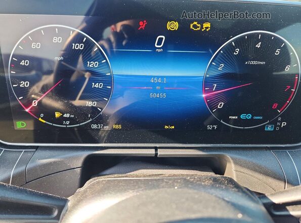 W1KAF4HB2NR035776 2022 MERCEDES-BENZ C Black Instrument cluster view