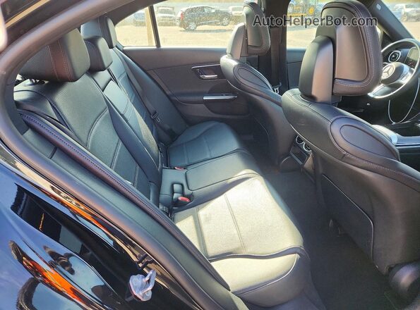 W1KAF4HB2NR035776 2022 MERCEDES-BENZ C Black Rear seats view