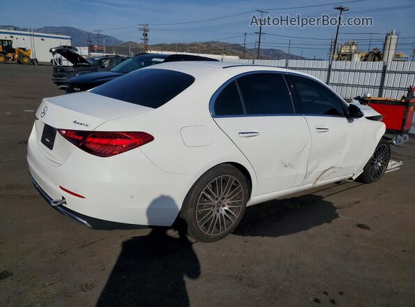 W1KAF4HB2SR270089 2025 MERCEDES-BENZ C White 