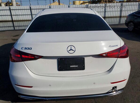 W1KAF4HB2SR270089 2025 MERCEDES-BENZ C White 