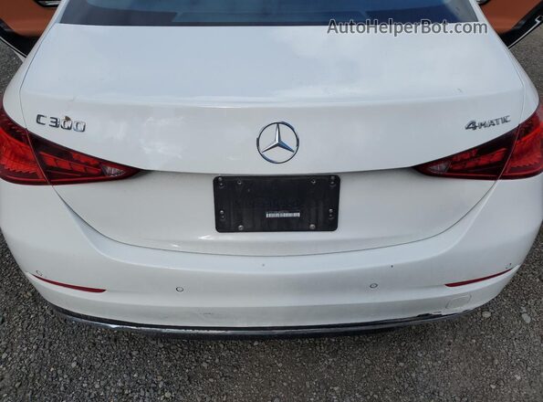 W1KAF4HB3SR286334 2025 MERCEDES-BENZ C White 
