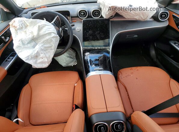 W1KAF4HB3SR286334 2025 MERCEDES-BENZ C White Dashboard view