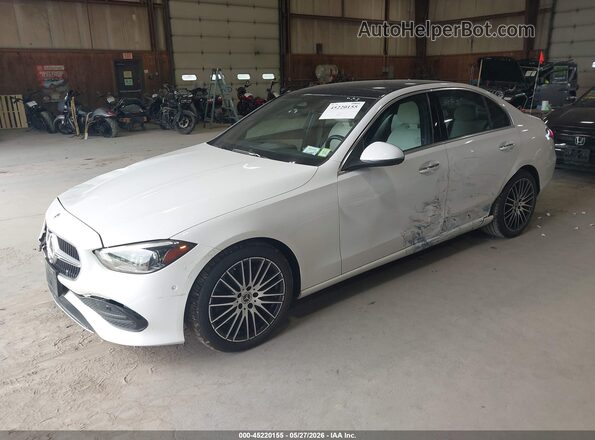 W1KAF4HB4PR092225 2023 MERCEDES-BENZ C-CLASS White Առջևի ձախ երեք քառորդ տեսարան