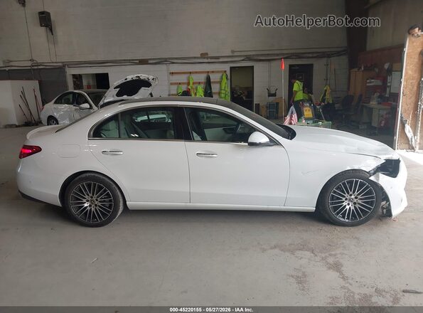 W1KAF4HB4PR092225 2023 MERCEDES-BENZ C-CLASS White Սալոնի հետևի տեսք