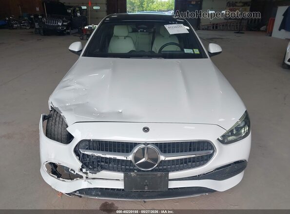 W1KAF4HB4PR092225 2023 MERCEDES-BENZ C-CLASS White Սարքավորումների վահանակի տեսք