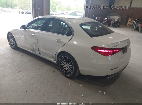 W1KAF4HB4PR092225 2023 MERCEDES-BENZ C-CLASS White Հետևի ձախ