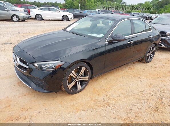 W1KAF4HB6NR012291 2022 MERCEDES-BENZ C-CLASS Black Vista tres cuartos delantera izquierda