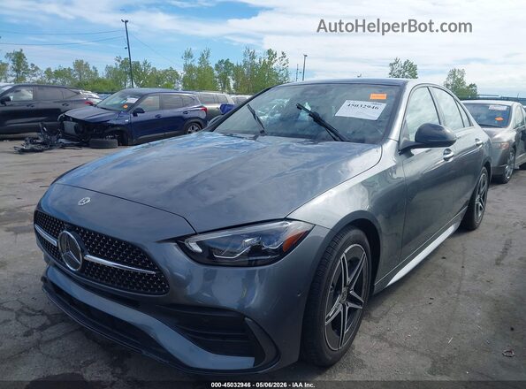 W1KAF4HB6SR245003 2025 MERCEDES-BENZ C-CLASS Gray Vista tres cuartos delantera izquierda