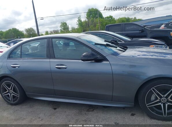 W1KAF4HB6SR245003 2025 MERCEDES-BENZ C-CLASS Gray Vista interior trasera