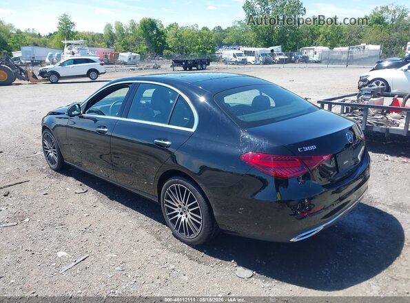 W1KAF4HB6SR256566 2025 MERCEDES-BENZ C-CLASS Black Задня ліва чверть