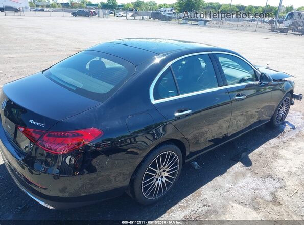 W1KAF4HB6SR256566 2025 MERCEDES-BENZ C-CLASS Black Задня права чверть