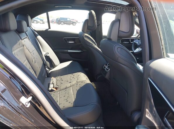 W1KAF4HB6SR256566 2025 MERCEDES-BENZ C-CLASS Black Вид наклейки з VIN-кодом