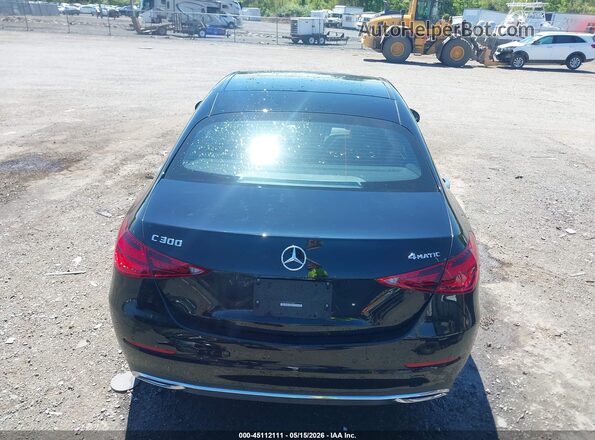 W1KAF4HB6SR256566 2025 MERCEDES-BENZ C-CLASS Black 