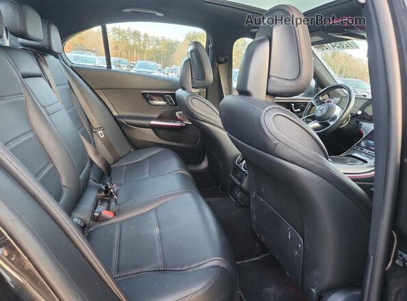 W1KAF4HB8NR019789 2022 MERCEDES-BENZ C Black Vista de los asientos traseros