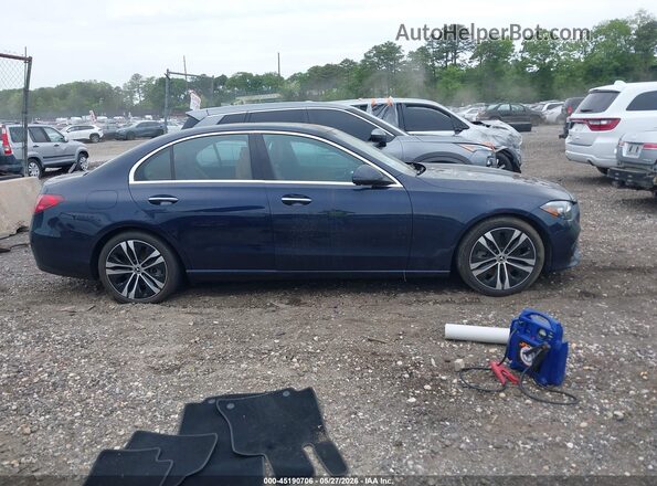 W1KAF4HB8NR061055 2022 MERCEDES-BENZ C-CLASS Blue ხელსაწყოთა პანელის ხედი