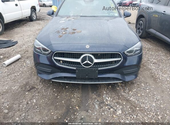 W1KAF4HB8NR061055 2022 MERCEDES-BENZ C-CLASS Blue წინა პანელის ხედი