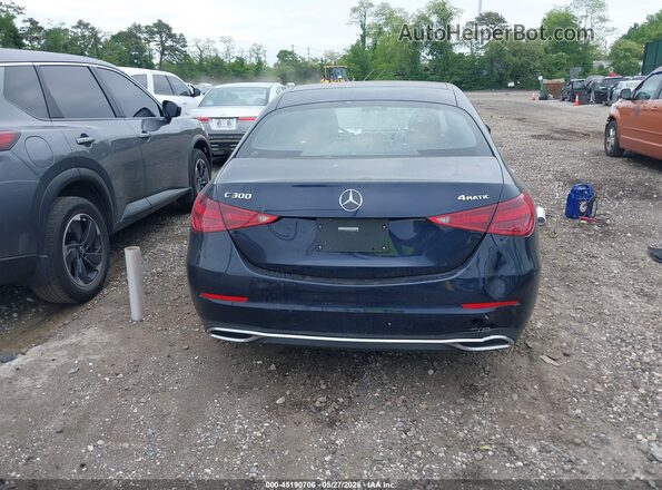W1KAF4HB8NR061055 2022 MERCEDES-BENZ C-CLASS Blue 