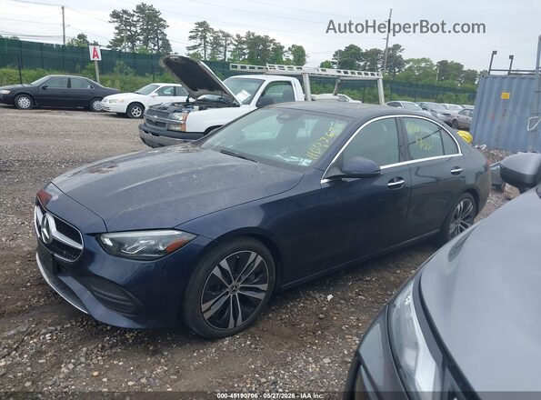 W1KAF4HB8NR061055 2022 MERCEDES-BENZ C-CLASS Blue უკანა სალონის ხედი