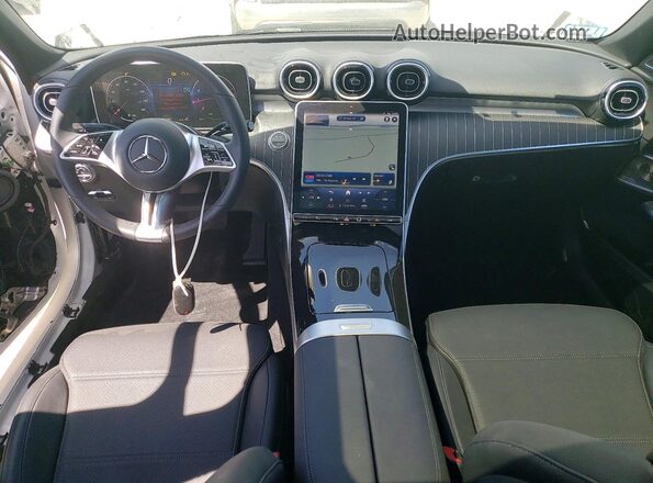 W1KAF4HB8RR157760 2024 MERCEDES-BENZ C White Widok deski rozdzielczej