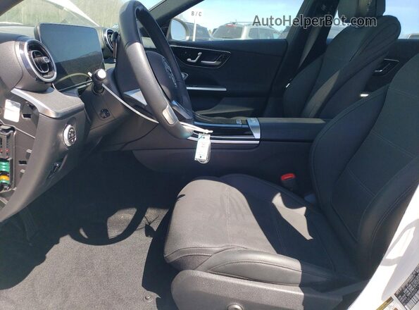W1KAF4HB8RR157760 2024 MERCEDES-BENZ C White Widok wnętrza z przodu