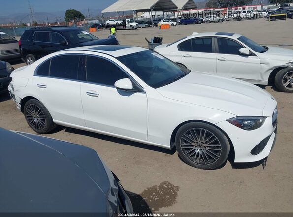 W1KAF4HB9PR149762 2023 MERCEDES-BENZ C-CLASS White Widok wnętrza 360 stopni