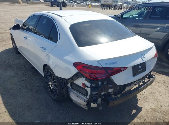 W1KAF4HB9PR149762 2023 MERCEDES-BENZ C-CLASS White Tył lewy