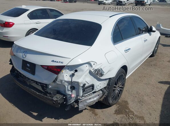 W1KAF4HB9PR149762 2023 MERCEDES-BENZ C-CLASS White Tył prawy