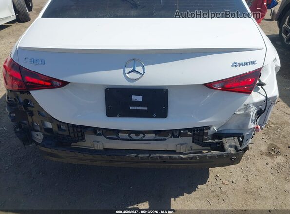 W1KAF4HB9PR149762 2023 MERCEDES-BENZ C-CLASS White Widok z przodu