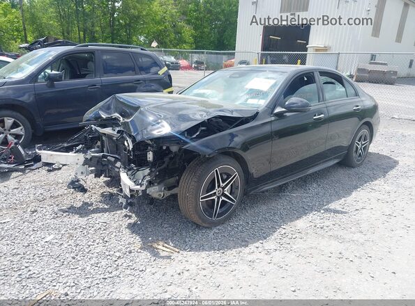 W1KAF4HBXRR170235 2024 MERCEDES-BENZ C-CLASS Черный Передняя левая четверть