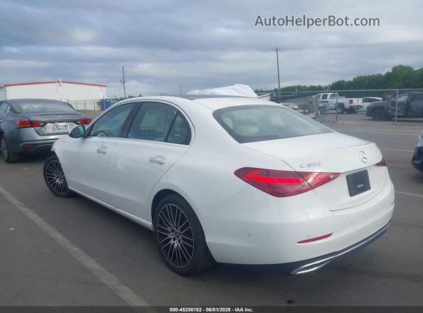 W1KAF4HBXRR171272 2024 MERCEDES-BENZ C-CLASS Белый Задняя левая четверть