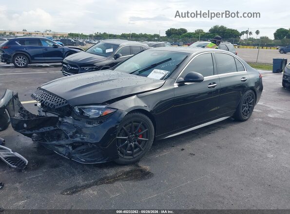 W1KAF8HB1RR182622 2024 MERCEDES-BENZ AMG C 43 Black Vista tres cuartos delantera izquierda