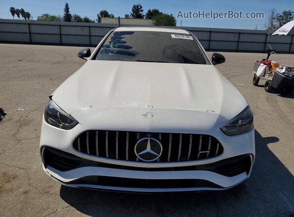 W1KAF8HB4PR078252 2023 MERCEDES-BENZ C Белый Вид спереди