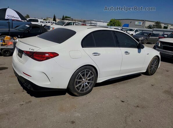 W1KAF8HB4PR078252 2023 MERCEDES-BENZ C Белый Задняя правая четверть