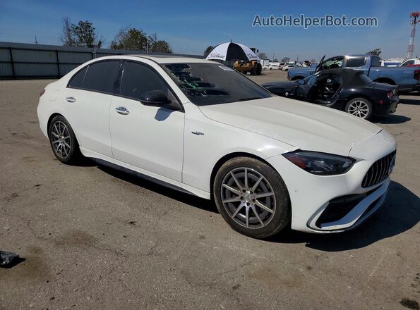 W1KAF8HB4PR078252 2023 MERCEDES-BENZ C Белый Передняя правая четверть