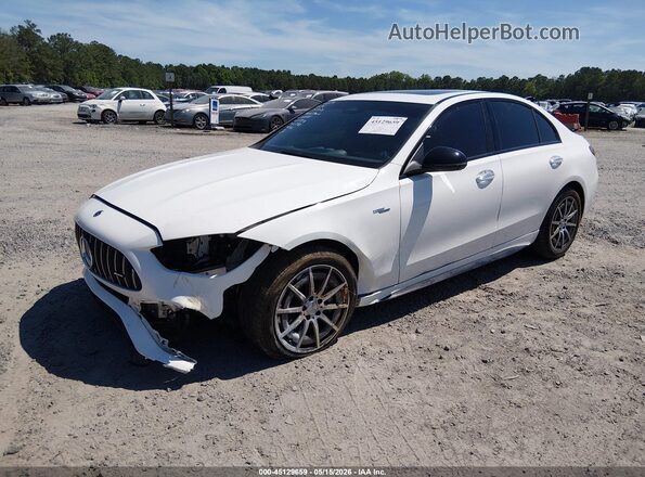 W1KAF8HB5PR073948 2023 MERCEDES-BENZ AMG C 43 White Передня ліва чверть