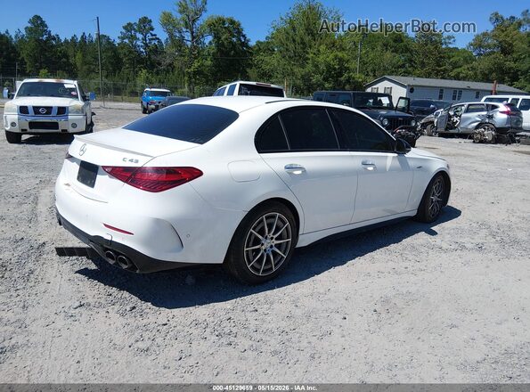 W1KAF8HB5PR073948 2023 MERCEDES-BENZ AMG C 43 White Задня права чверть