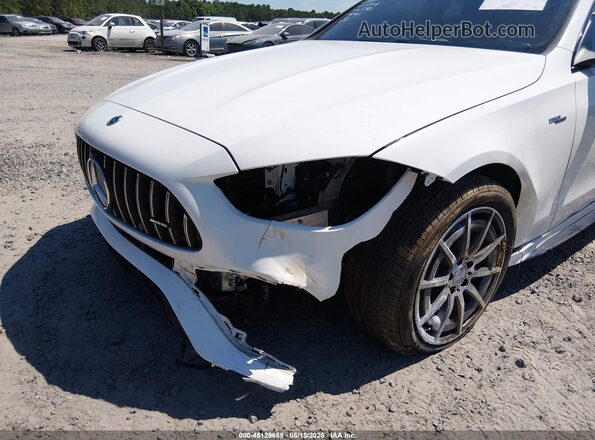 W1KAF8HB5PR073948 2023 MERCEDES-BENZ AMG C 43 White Вид спереду