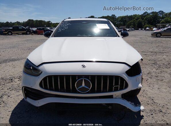 W1KAF8HB5PR073948 2023 MERCEDES-BENZ AMG C 43 White Вид щитка приладів